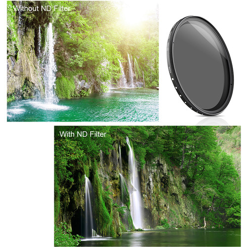 K&F Concept 55mm Variable Fader ND2-ND400 Filter VND KF01.1108 - 7